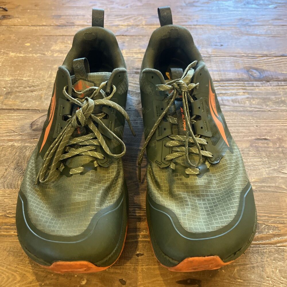 Altra Lone Peak 8 Sneakers Mens Size 12.5 AL0A85NC315 Green Trail Running Shoes